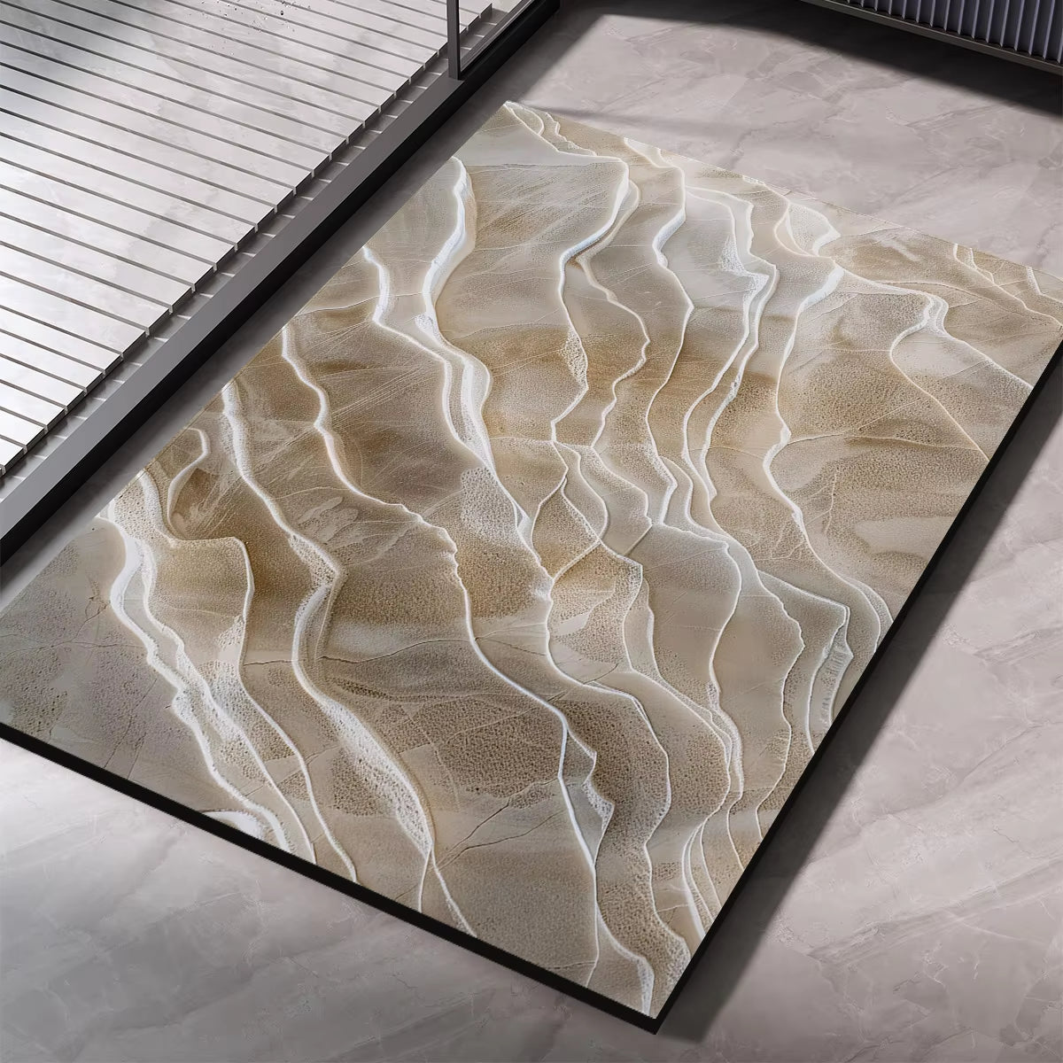 Diatomite Bathroom Carpet Foot Mat Quick Dry Bath Mats Non-Slip Shower Rug Toilet Pad Doormat Washable